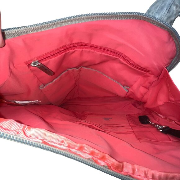 Travelon Women’s Gray Nylon Multiple Pockets Classic Anti-Theft Crossbody Bag - Picture 15 of 16